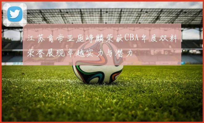江苏肯帝亚庞峥麟荣获CBA年度双料荣誉展现卓越实力与潜力